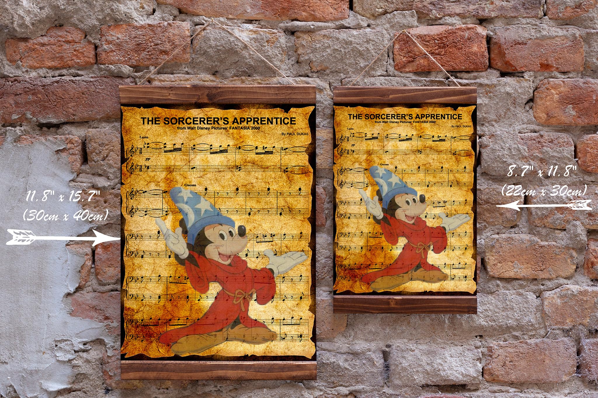 Amazon.com: Disney Mickey the Sorcerer's Apprentice Fantasia Sheet